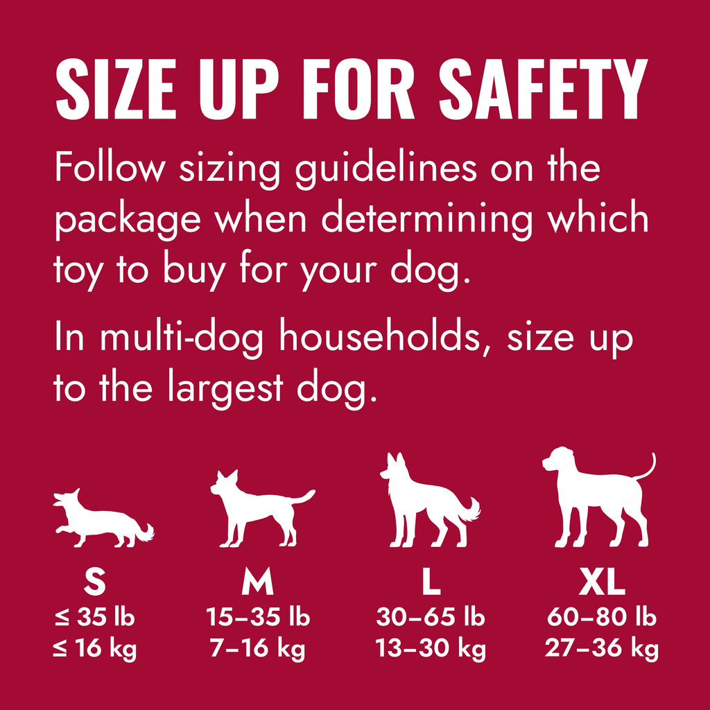 KONG Goodie Bone Large – Red Rubber Chew & Treat Toy