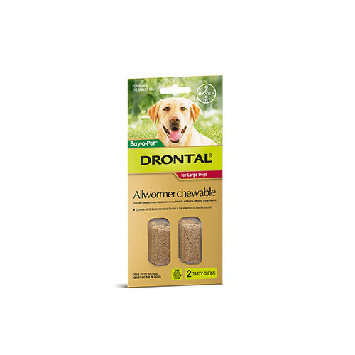 Drontal All-Wormer Chews for Labradors – 2 Pack