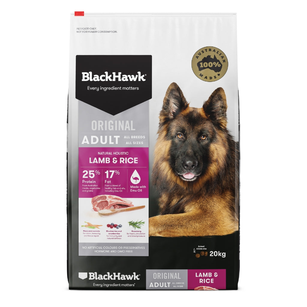 Black Hawk Original Adult Large Breed Lamb & Rice 20kg