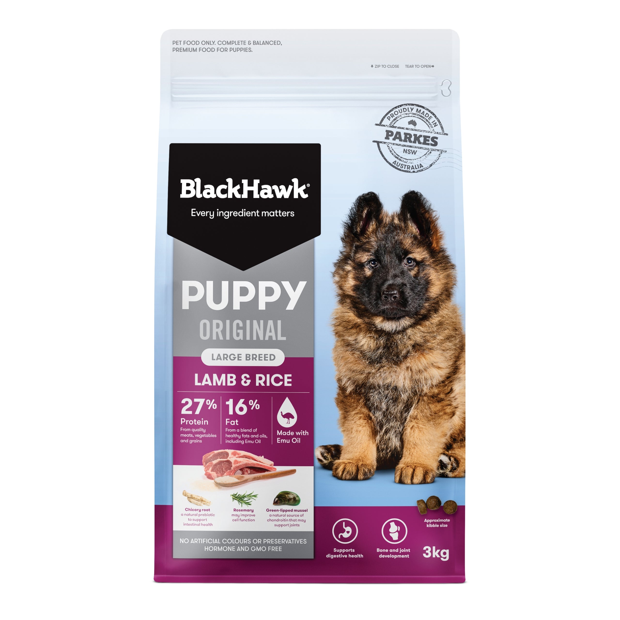 Black Hawk Original Puppy Large Breed Lamb & Rice