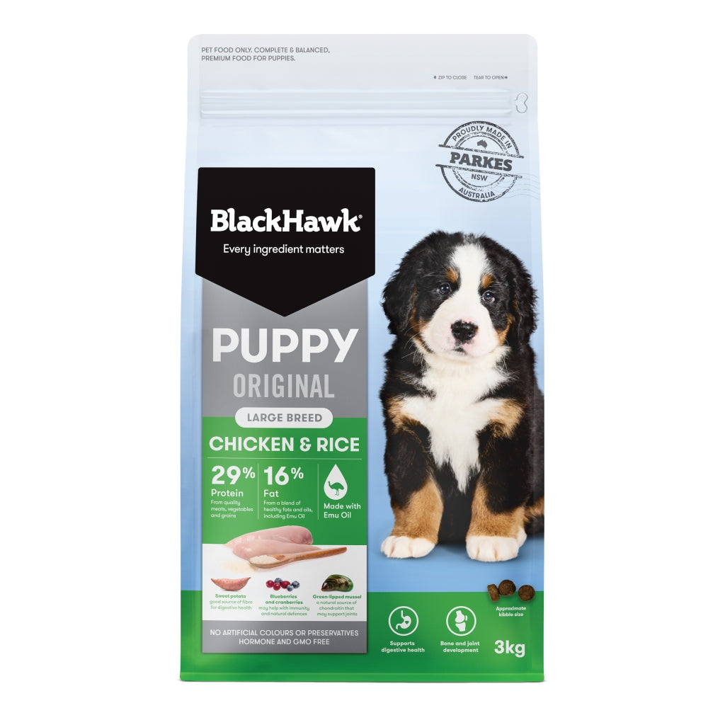 Black Hawk Original Puppy Large Breed Chicken & Rice