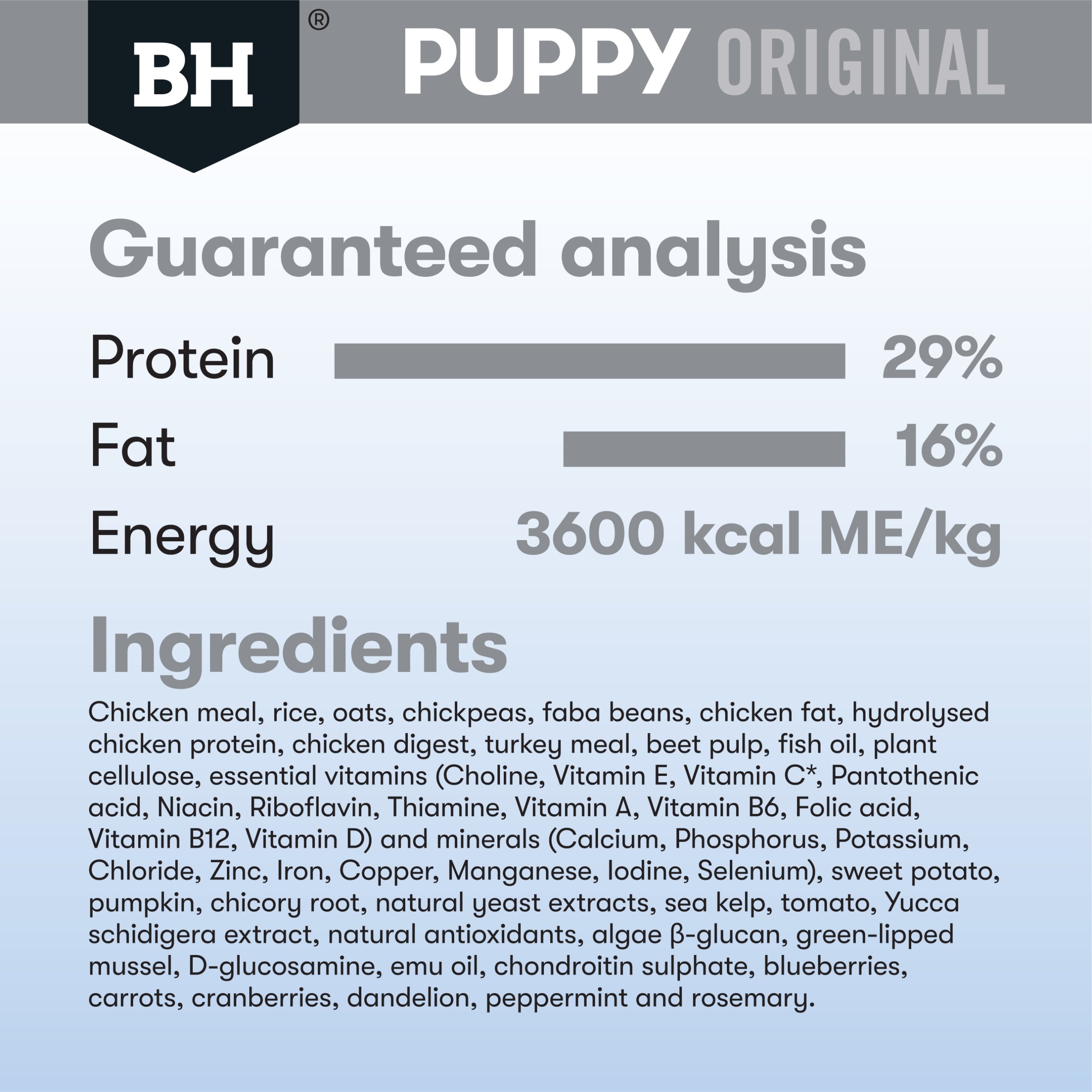 Black Hawk Original Puppy Large Breed Chicken & Rice