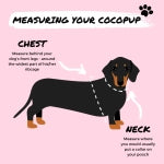 Cocopup London LUXE Mocha Flower Adjustable Dog Harness