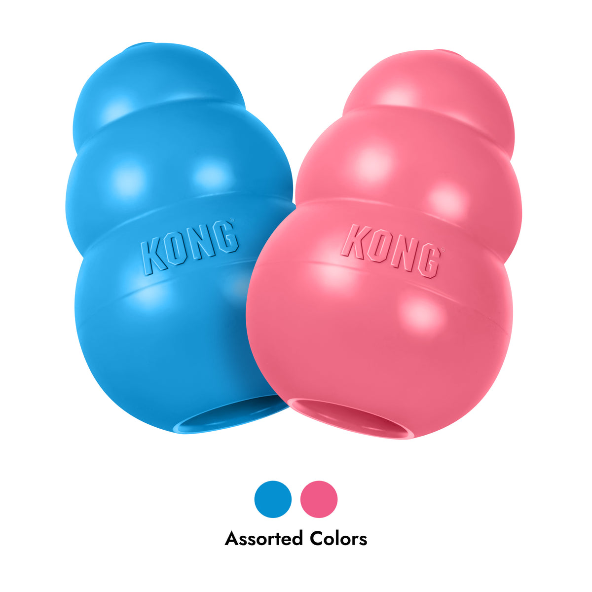 KONG Puppy Large – Soft Rubber Teething & Treat Toy