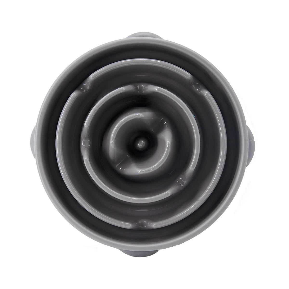 Outward Hound Fun Feeder Slow Feeder Dog Bowl – Grey – Large