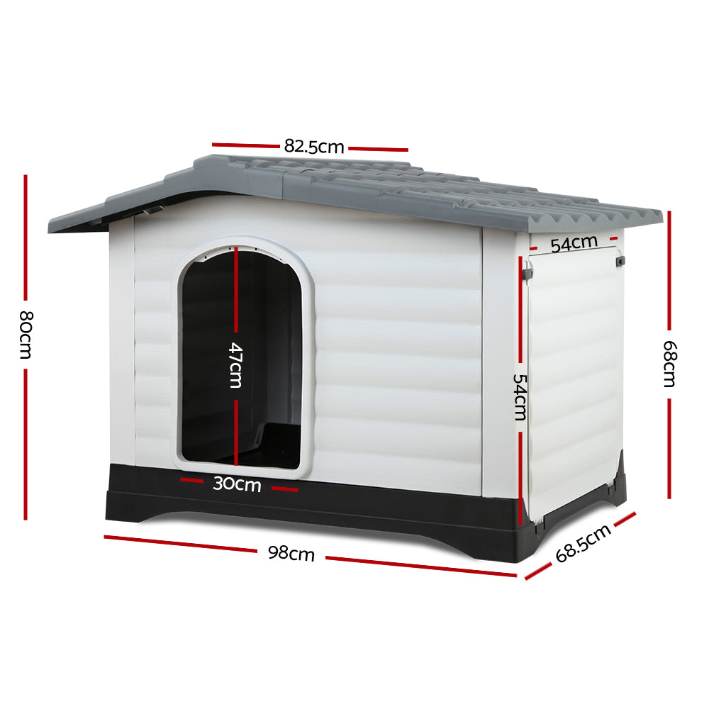 i.Pet XL Outdoor Dog Kennel – Grey