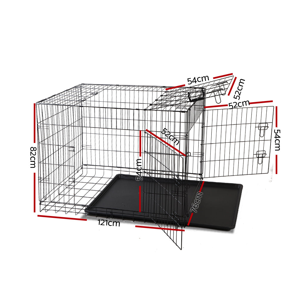 i.Pet 48" 3-Door Dog Crate – XL