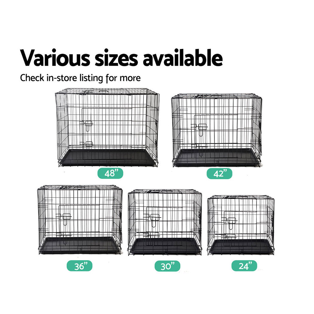 i.Pet 48" 3-Door Dog Crate – XL