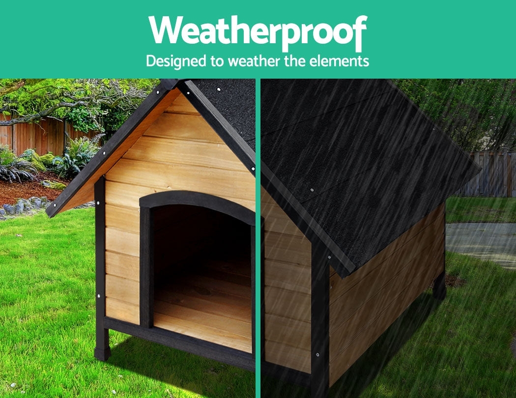 i.Pet XL Wooden Outdoor Dog Kennel