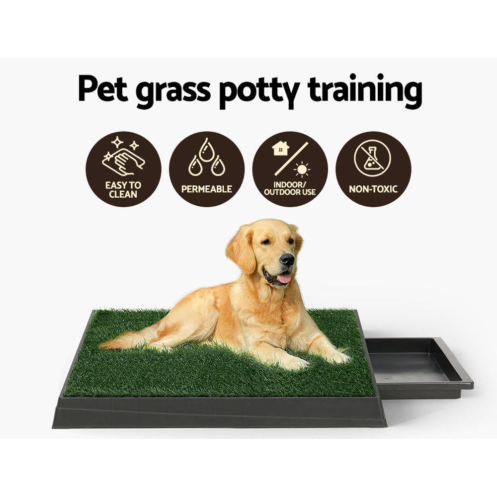 i.Pet Grass Puppy Toilet Training Tray