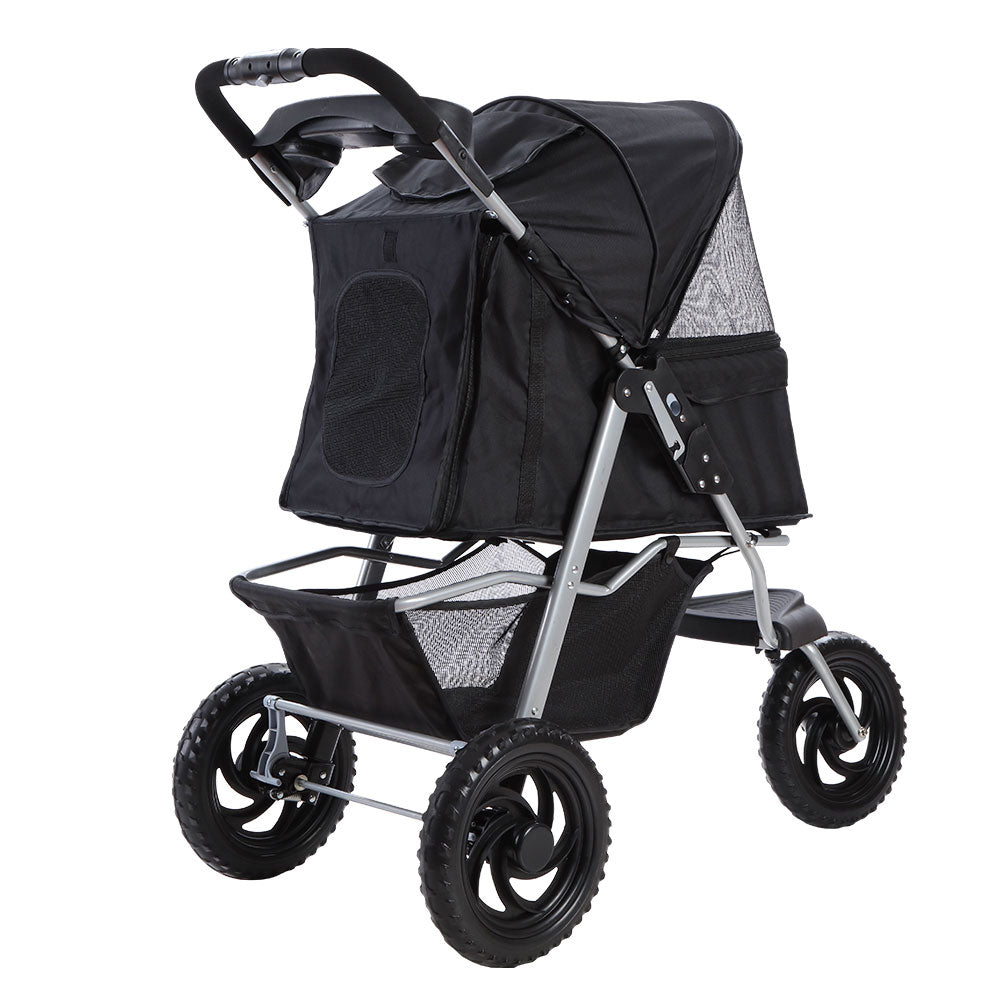 i.Pet Large Dog Stroller – 3 Wheel Foldable