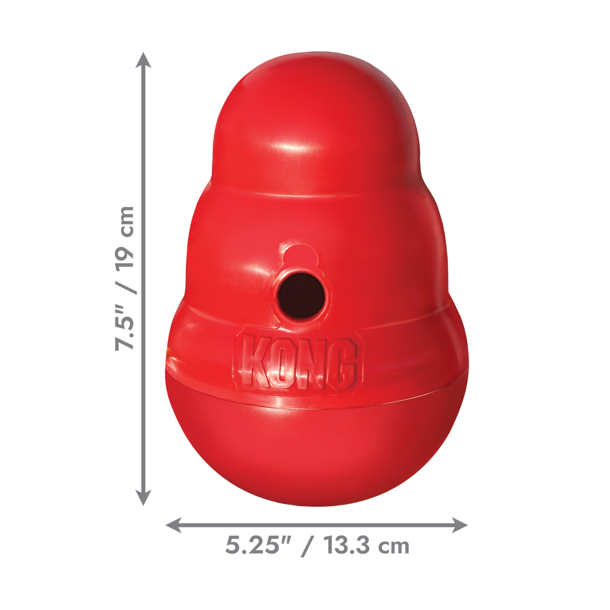 KONG Wobbler Large – Treat Dispensing & Slow Feeding Dog Toy
