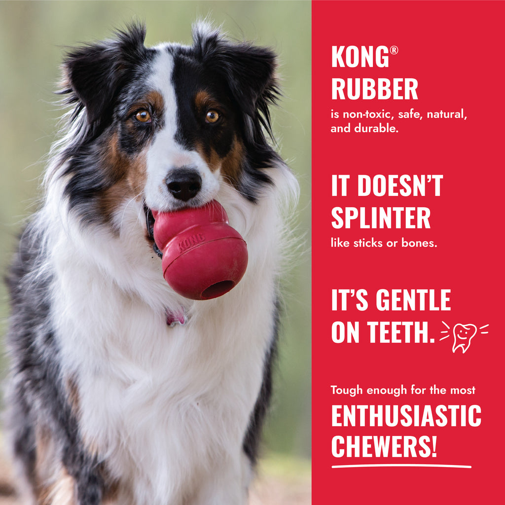 KONG Classic Large – Red Rubber Chew & Treat Toy