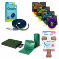 Puppy Training Bundle with recall lead, wobble bowl, grass toilet tray, waste bags and puppy wishbone chew
